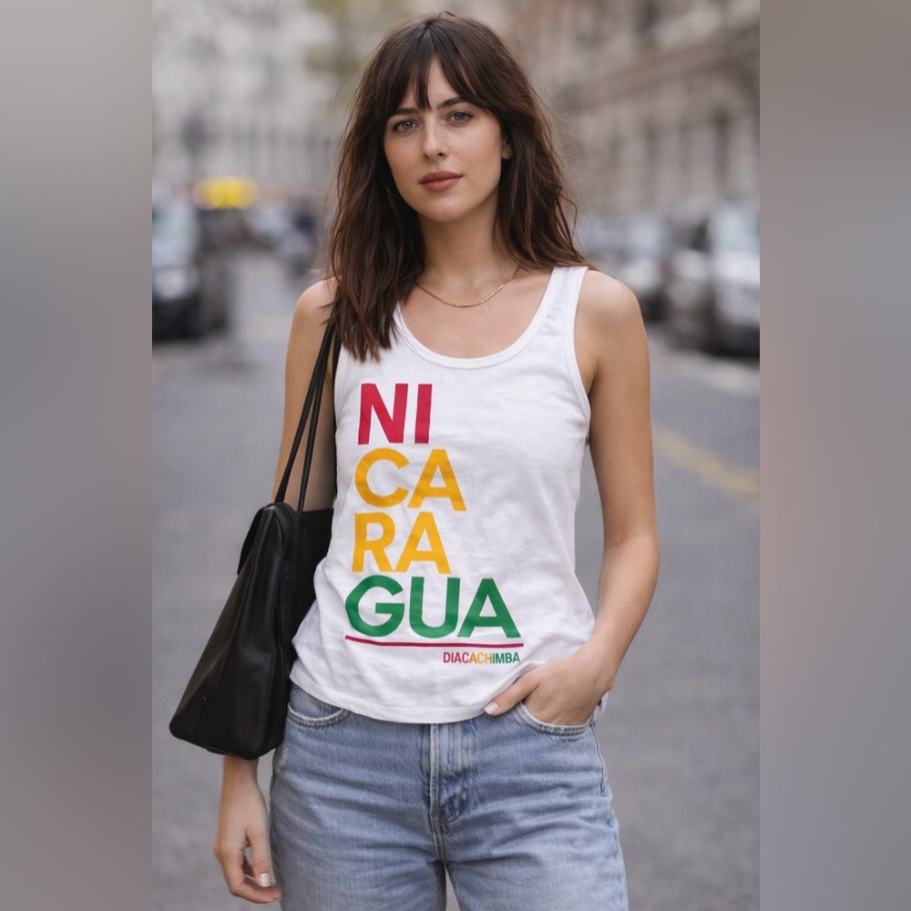 Diacachimba Nicaragua Graphic Tank Top Size Small